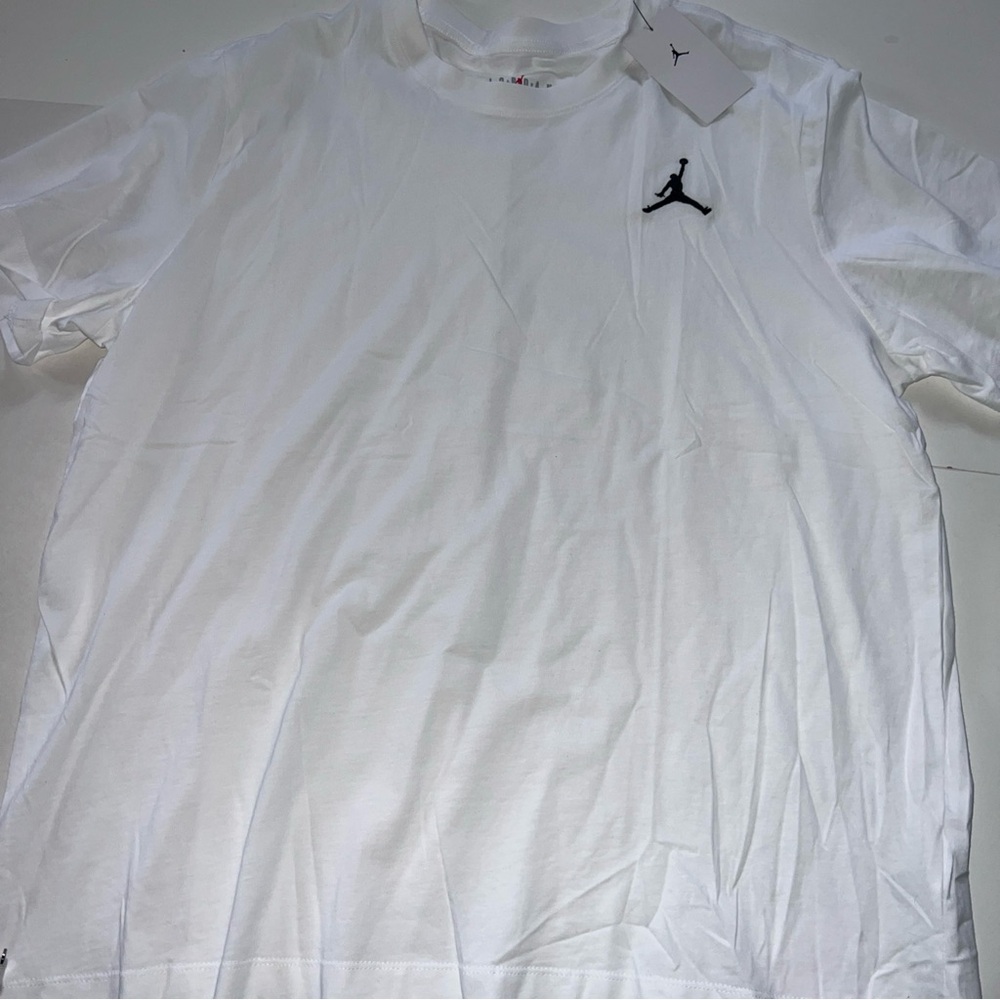 Jordan Embroidered Jumpman Core T Shirt DC7485-100 White Men's Sz XXL NEW